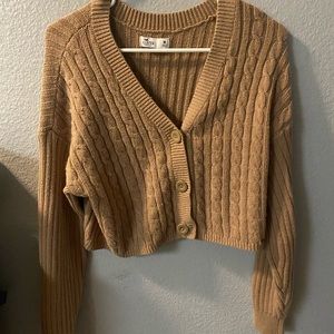 Hollister cardigan brown